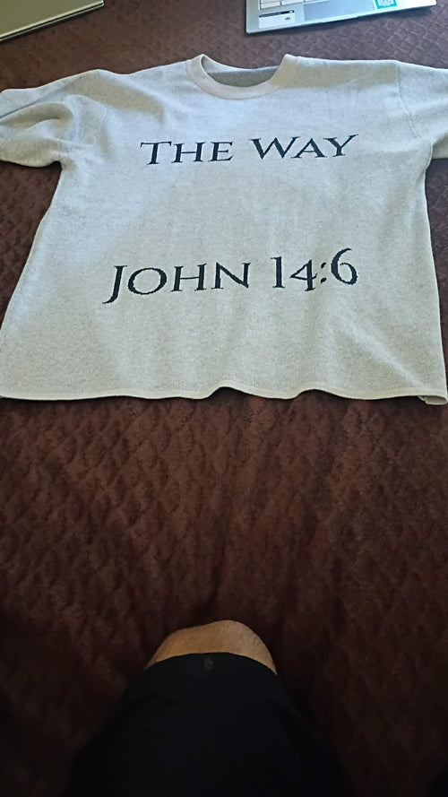 Alkingston "The Way" Knitted Classic Tee | John 14:6